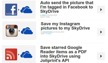 SkyDrive llega a IFTTT, con más oportunidades para aprovechar nuestro espacio online