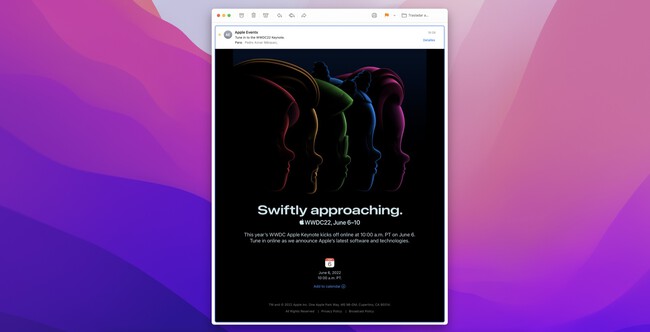 Invitacion Keynote Wwdc22 Applesfera
