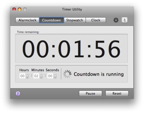 startup timer utility