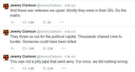 Jeremy Clarkson en Twitter