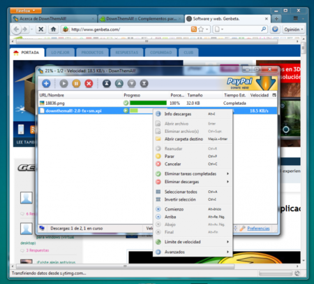 Llega la versión 2 de DownThemAll!, también para Firefox 4