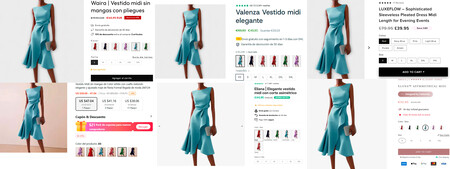 Muchos Vestidos iguales