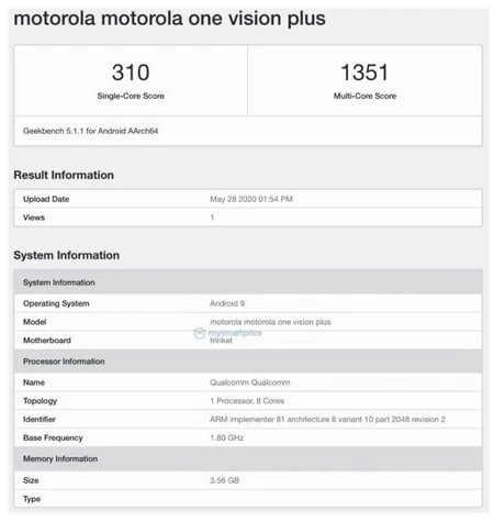 モトローラ ワン ビジョン プラス