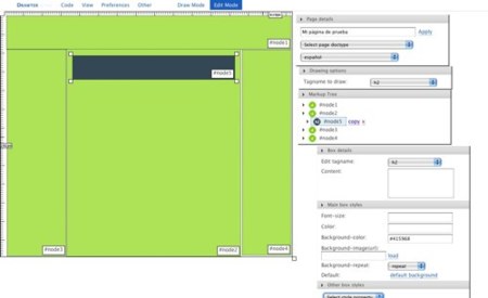 Drawter, maqueta sitios web a través de Internet