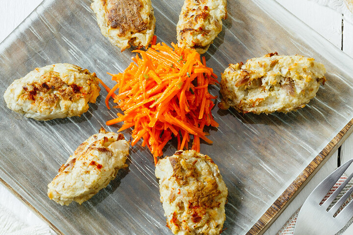 Croquetas de papa y atún al horno. Receta fácil