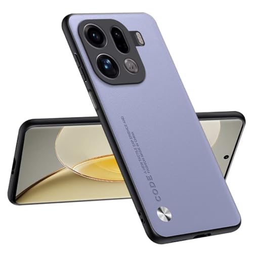 Topme Funda Compatible con OPPO Find X9 Pro (6.78") – Protección Segura y con Estilo - Púrpura Claro