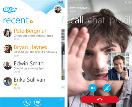 Skype para Windows Phone 8 se actualiza con importantes mejoras de rendimiento
