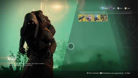 Destiny 2: ubicación de Xur y equipamiento (del 13 al 17 de octubre)