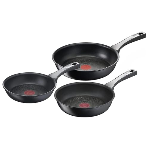 Tefal Unlimited On - Juego de 3 Sartenes 20/24/28 cm