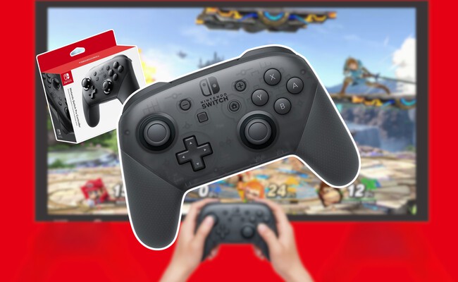 Nintendo Joy Con Pro Controller Switch Control Amazon Oferta Descuento