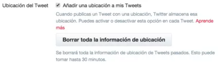 Twitter Ubicacion