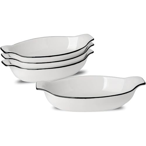 XINLTC Juego de 4 Bandeja Horno Cerámica