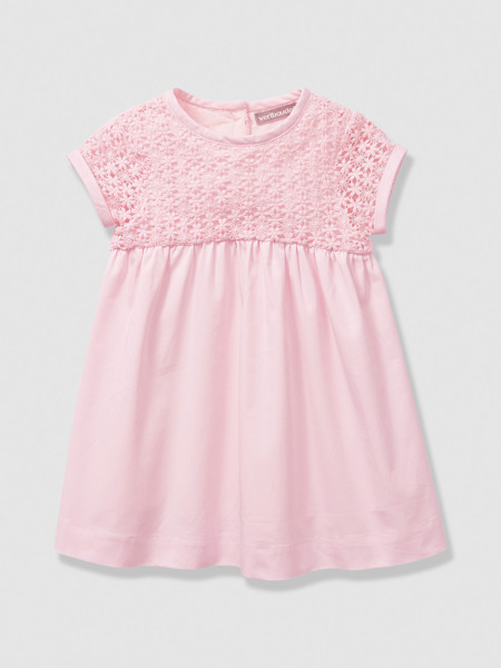 Vestido Guipur Rosa Bebe Rebajas