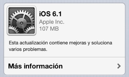 iOS 6.1 ya disponible, mejoras en iTunes Match, retoques gráficos y más compatibilidad LTE