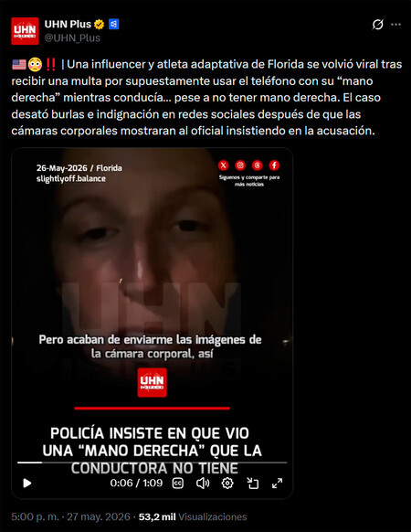Conductora Sin Mano Derecha Multa 01