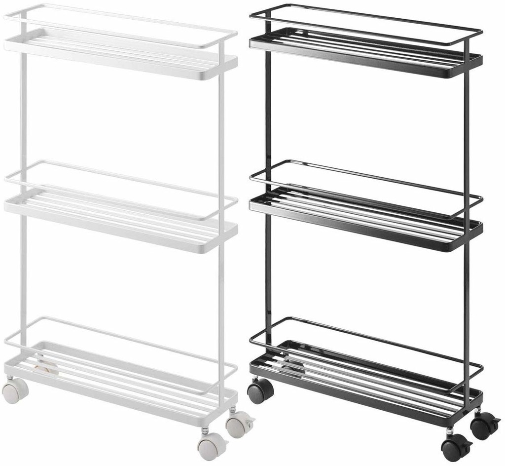 Muebles y carritos prácticos para ganar espacio de almacenaje en tu