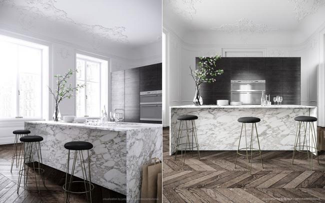 Exclusivo y tradicional apartamento parisino al estilo Haussmann remodelado