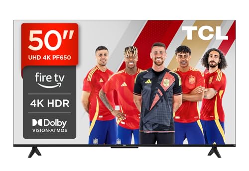 TCL 50PF650, 50" 4K UHD Smart TV, Fire TV 