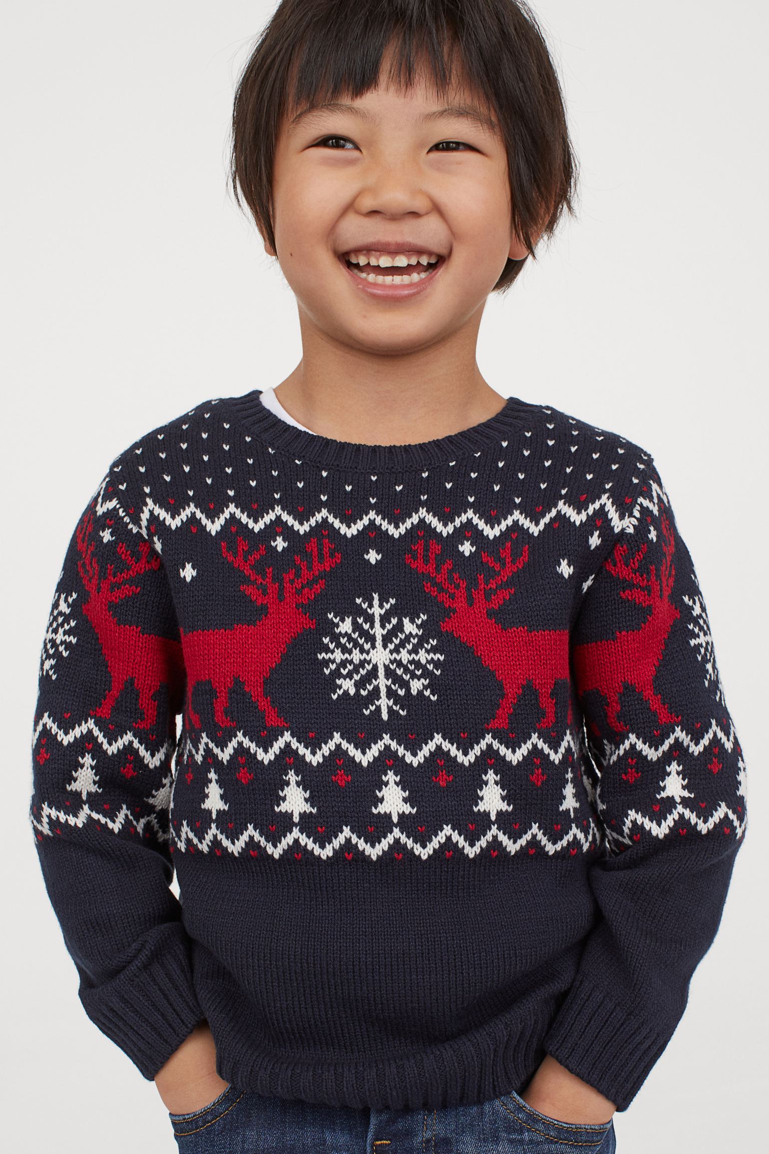 Jersey en punto jacquard