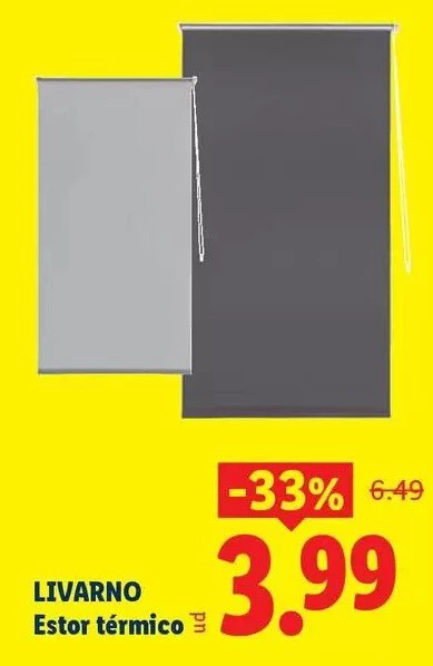 Estor Termico Livarno Folleto Outlet De Lidl