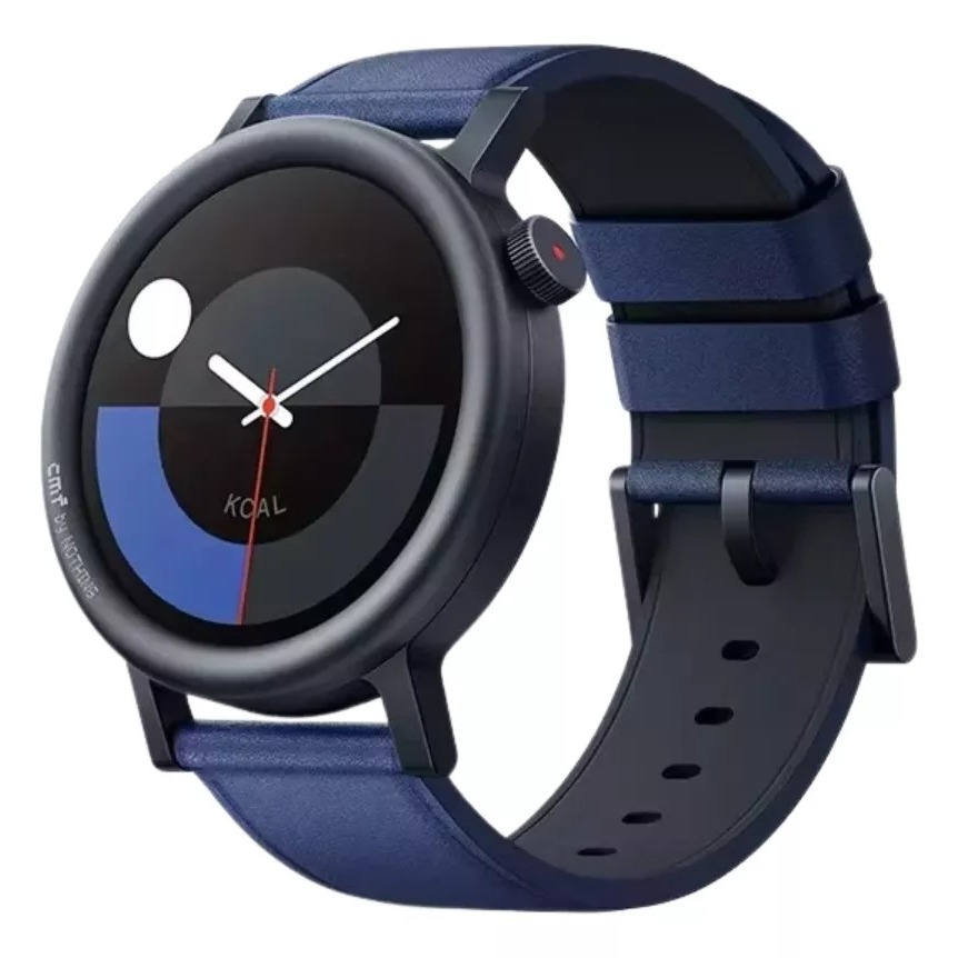 Reloj inteligente Smart Watch Cmf de Nothing Watch Pro 2 con funda de grafito y bisel azul
