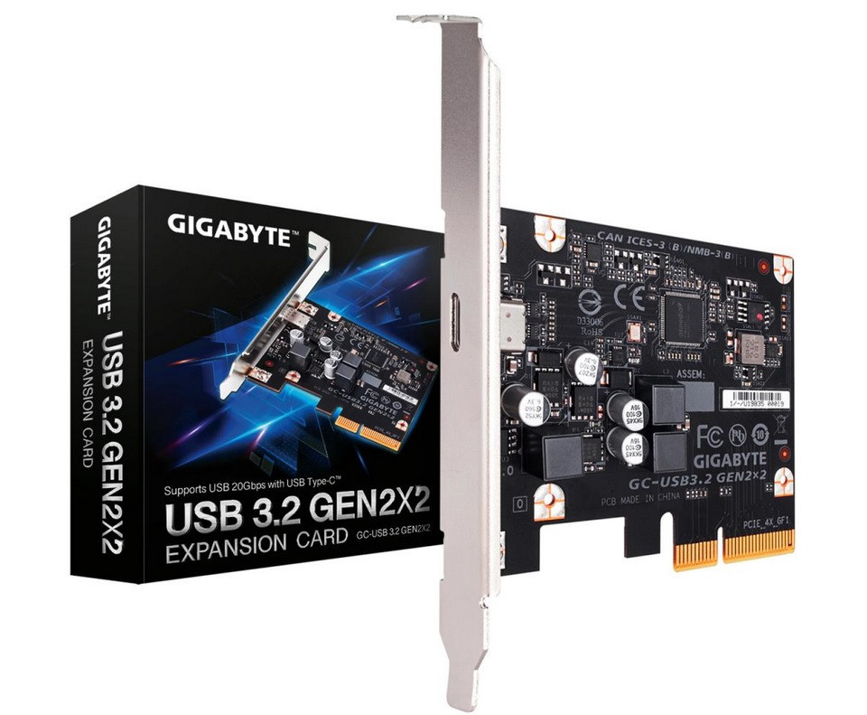 Gigabyte presenta la primera tarjeta PCIe para ampliar la conectividad de tu PC con USB 3.2 de 20 Gbps