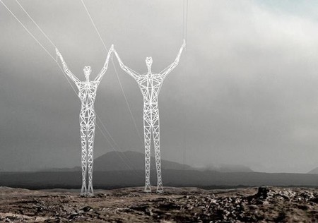 Islandia y sus increíbles torres eléctricas