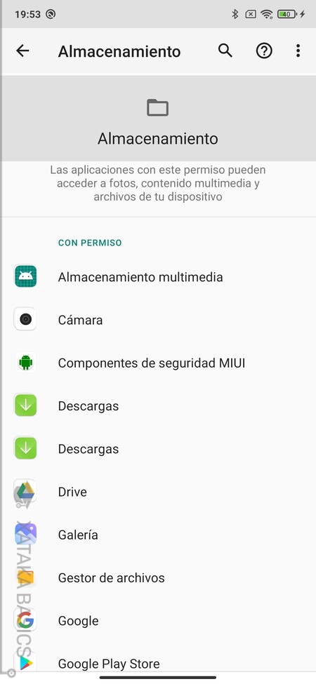 Apps Permisos