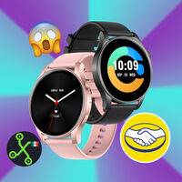 Así es el reloj inteligente con pantalla AMOLED compatible con iPhone y Android que cuesta solo 482 pesos en Mercado Libre