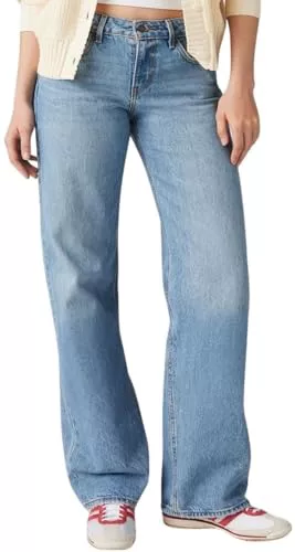 Levi's Jeans Sueltos Bajos para Mujer, Buenas calificaciones, 32W / 32L
