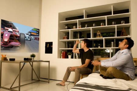 LG PH450U, un proyector LED de tiro corto con batería incorporada