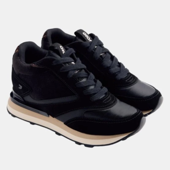 Zapatillas Satinadas Piel Cuña Landfall Mujer
