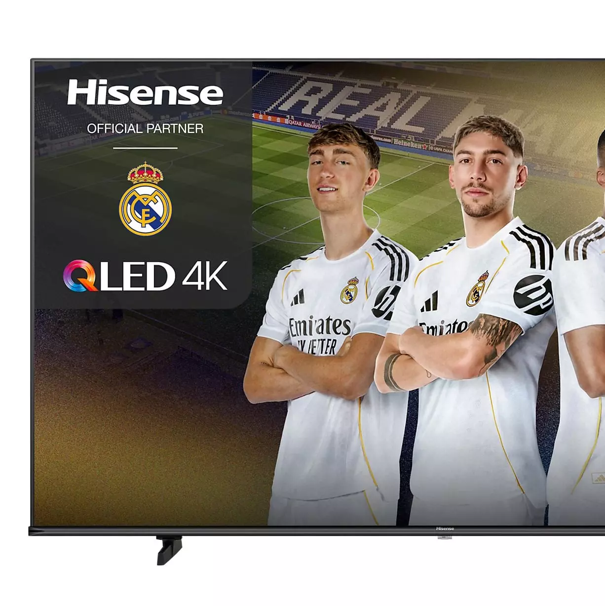 TV QLED 65" - Hisense 65E7Q, UHD 4K, Quad Core/MT9603, IA 4K Upscaler, Modo Juego Plus, Sensor de luz, Negro