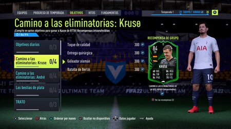 FIFA 22: consigue la carta Camino a las eliminatorias: Kruse Intransferible