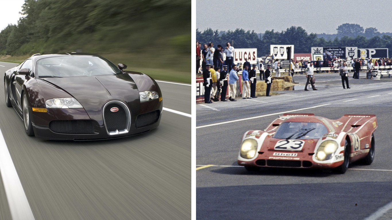 El Porsche 917 de los 70 fue el rival más importante para el Bugatti Veyron ¿La razón? Su velocidad máxima