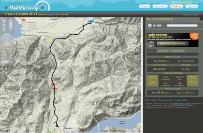 Map My Tracks: segumiento GPS en tiempo real para entusiastas del deporte