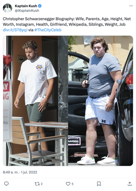 Cristopher Schwarzenegger Biography