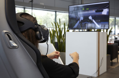 Área experiencia 3D Centro Porsche Madrid Norte