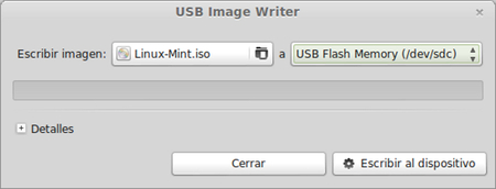 Image Writer, para crear unidades USB con sistema