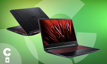 Si buscas un portátil gaming potente a precio de gama media el Acer Nitro 5 AN515-57-77QK es tu equipo: El Corte Inglés lo tiene por 899 euros
