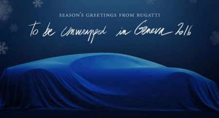 Bugatti Chiron Christmas Card