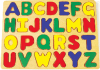 Puzzle abecedario de madera