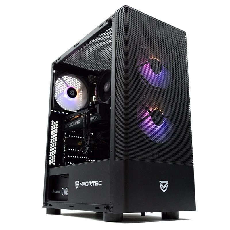 Ordenador Sobremesa PcCom Lite Intel Core i5-12400F / 16GB / 1TB SSD / RTX 3050 Negro
