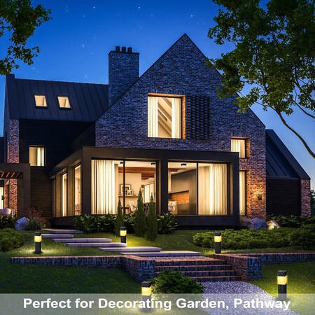 Joomer Luces Solares LED Exterior Jardin, 8 Paquete Lámpara LED Luz Solar Exterior IP65 Impermeable, Lamparas solares Jardín para Iluminación de Caminos,...