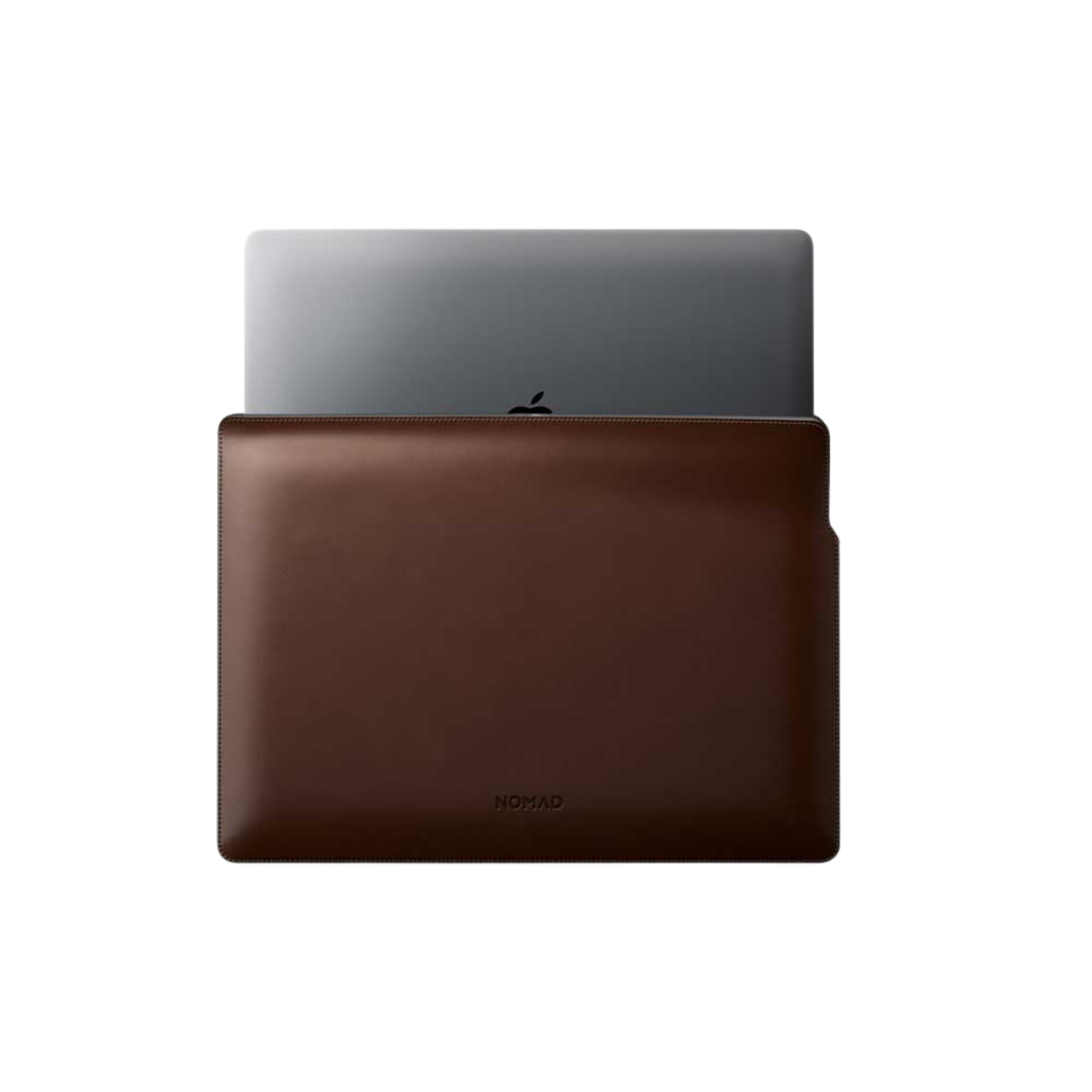 Funda MacBook Pro 13 Nomad Case" Rustic brown leather