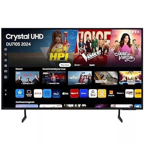 Samsung TV Crystal UHD 4K 2024 85DU7105 Smart TV de 85" Crystal UHD con Colores Puros con PurColor, el Mejor Smart TV, Todos los Altavoces a la Vez con Q-Symphony y controla tu casa con SmartThings