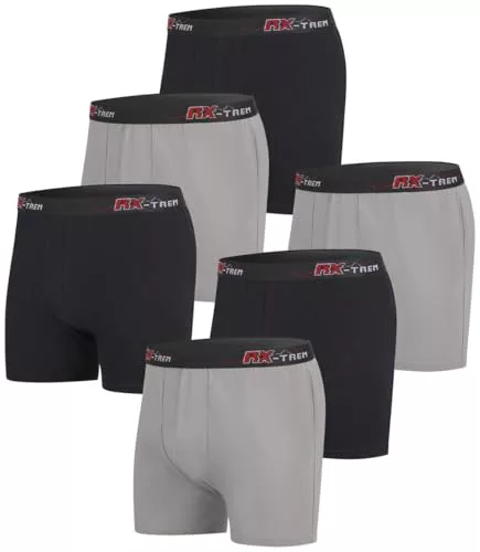 ATLAS FOR MEN - Pack de 6 Calzoncillos Boxer Hombre - Cómodos y Suaves - Ideal Ropa Interior - Disponibles en Tallas Grandes de la M a la 5XL
