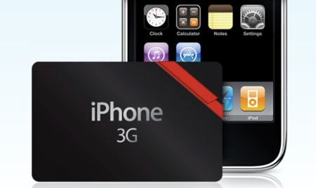 Apple presenta una tarjeta regalo para el iPhone 3G