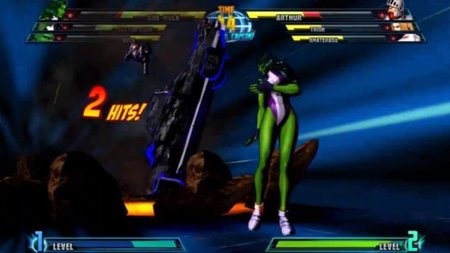 'Marvel vs. Capcom 3'. She-Hulk y Zero entran a escena