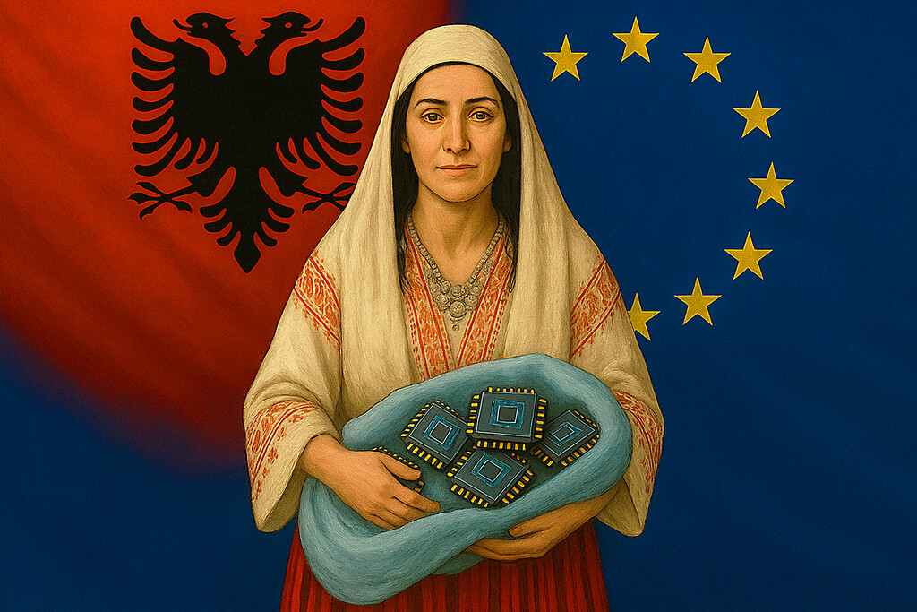 Es sólo una máquina, pero la ministra más controvertida de Albania está embarazada de 83 hijos . Lado.mx Es sólo una máquina, pero la ministra más controvertida de Albania está embarazada de 83 hijos . Noticias en tiempo real